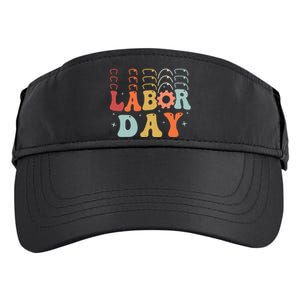 Happy Labor Day Funny Proud Labor Matching Adult Drive Performance Visor