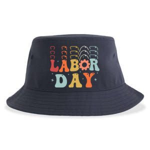 Happy Labor Day Funny Proud Labor Matching Sustainable Bucket Hat