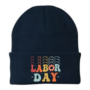 Happy Labor Day Funny Proud Labor Matching Knit Cap Winter Beanie