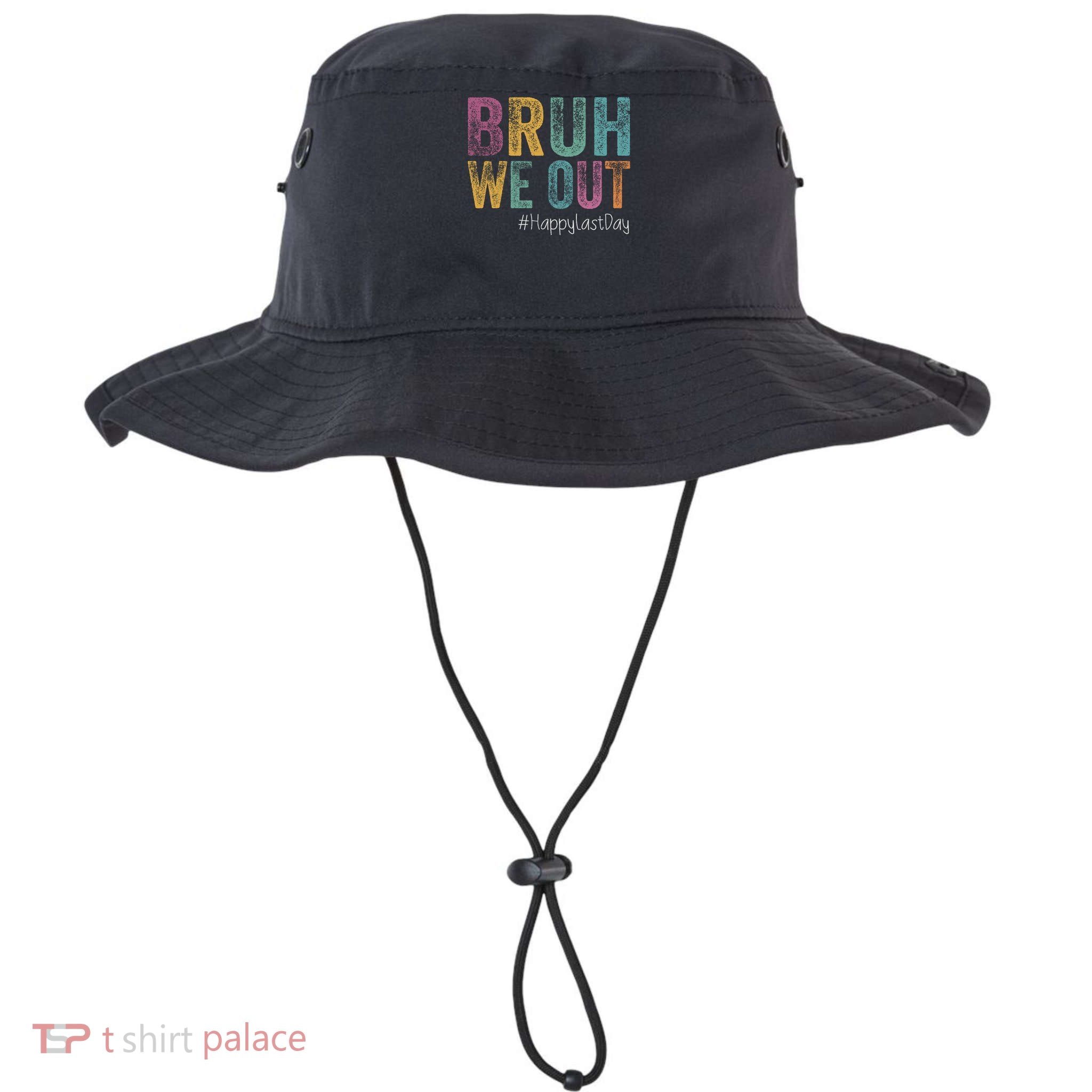 Happy Last Day Of School Bruh We Out Teachers Retro Vintage  Bucket Hat