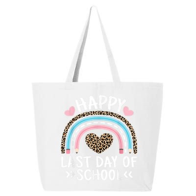 Happy Last Day Of School Teacher Student Women Girl 25L Jumbo Tote