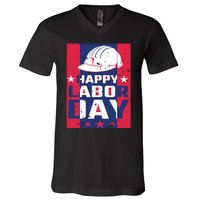 Happy Labor Day Labor Party V-Neck T-Shirt