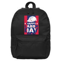 Happy Labor Day Labor Party 16 in Basic Backpack