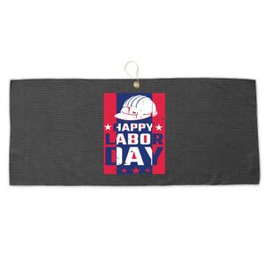 Happy Labor Day Labor Party Large Microfiber Waffle Golf Towel