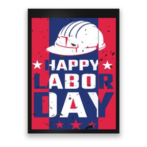 Happy Labor Day Labor Party Poster