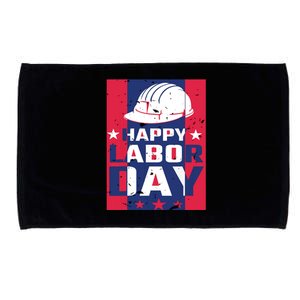 Happy Labor Day Labor Party Microfiber Hand Towel