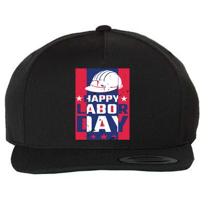 Happy Labor Day Labor Party Wool Snapback Cap