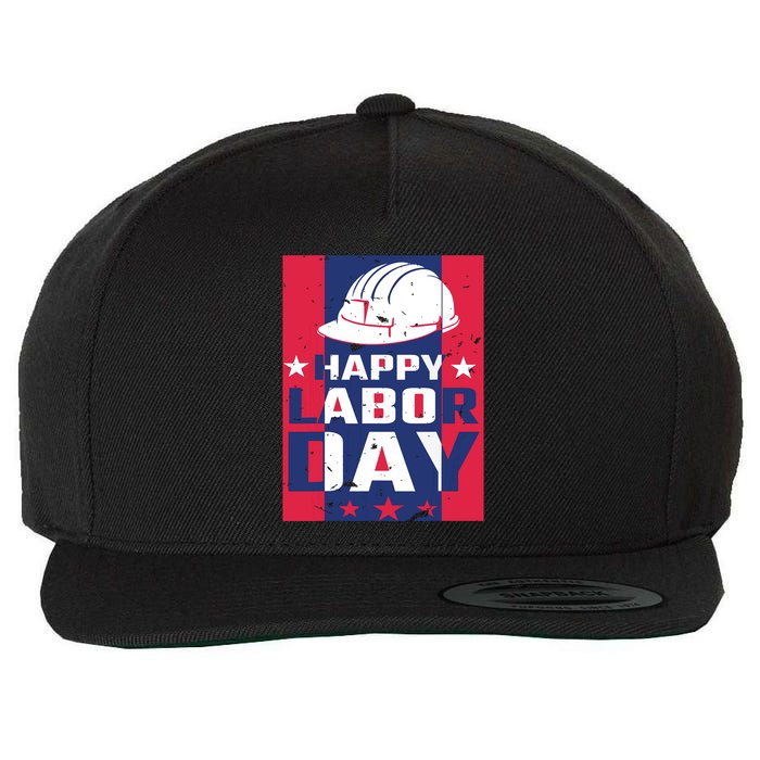 Happy Labor Day Labor Party Wool Snapback Cap