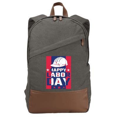 Happy Labor Day Labor Party Cotton Canvas Backpack