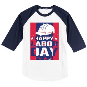 Happy Labor Day Labor Party Baseball Sleeve Shirt