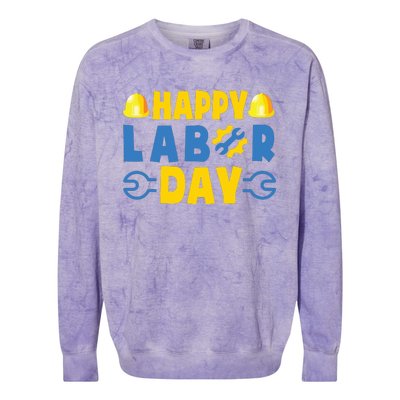 Happy Labor Day Shirts American US Happy Labor Day Colorblast Crewneck Sweatshirt