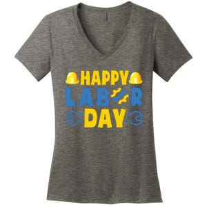 Happy Labor Day Shirts American US Happy Labor Day Women's V-Neck T-Shirt