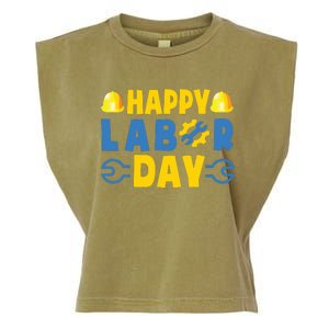 Happy Labor Day Shirts American US Happy Labor Day Garment-Dyed Women's Muscle Tee