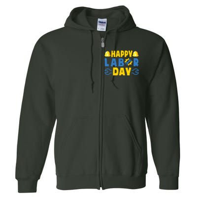 Happy Labor Day Shirts American US Happy Labor Day Full Zip Hoodie