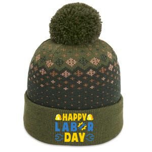 Happy Labor Day Shirts American US Happy Labor Day The Baniff Cuffed Pom Beanie