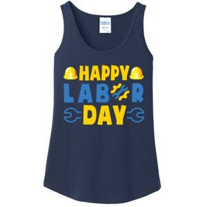 Happy Labor Day Shirts American US Happy Labor Day Ladies Essential Tank