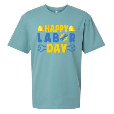 Happy Labor Day Shirts American US Happy Labor Day Sueded Cloud Jersey T-Shirt