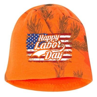 Happy Labor Day Shirts For Labor Day Retro US Flag Kati - Camo Knit Beanie