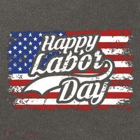 Happy Labor Day Shirts For Labor Day Retro US Flag Cotton Canvas Backpack