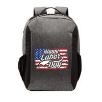 Happy Labor Day Shirts For Labor Day Retro US Flag Vector Backpack