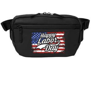 Happy Labor Day Shirts For Labor Day Retro US Flag Crossbody Pack