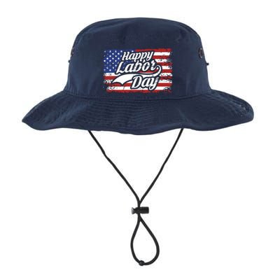 Happy Labor Day Shirts For Labor Day Retro US Flag Bucket Hat