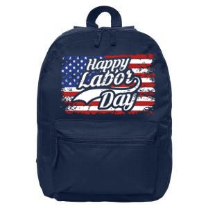 Happy Labor Day Shirts For Labor Day Retro US Flag 16 in Basic Backpack