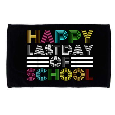 Happy Last Day Of School Teacher Student GraduationSchool Microfiber Hand Towel