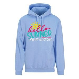 Happy Last Day Of School S Hello Summer Teacher Student Unisex Surf Hoodie