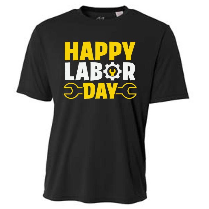 Happy Labor Day Celebration Graphic Cooling Performance Crew T-Shirt