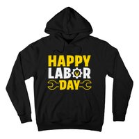 Happy Labor Day Celebration Graphic Hoodie