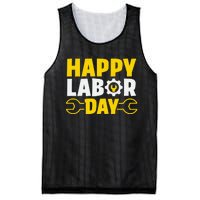 Happy Labor Day Celebration Graphic Mesh Reversible Basketball Jersey Tank