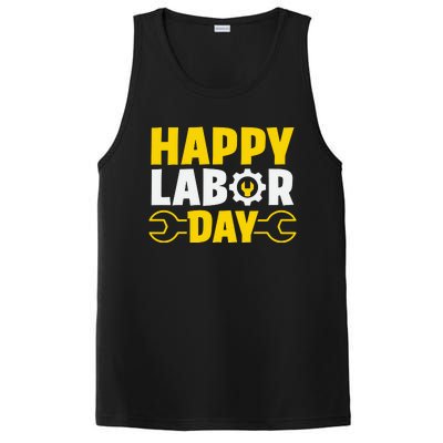 Happy Labor Day Celebration Graphic PosiCharge Competitor Tank