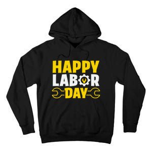 Happy Labor Day Celebration Graphic Tall Hoodie