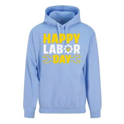 Happy Labor Day Celebration Graphic Unisex Surf Hoodie