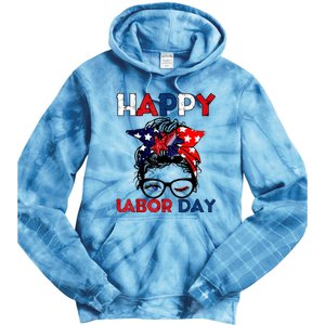 Happy Labor Day American Workers Tie Dye Hoodie