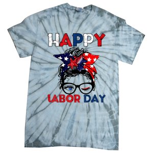 Happy Labor Day American Workers Tie-Dye T-Shirt