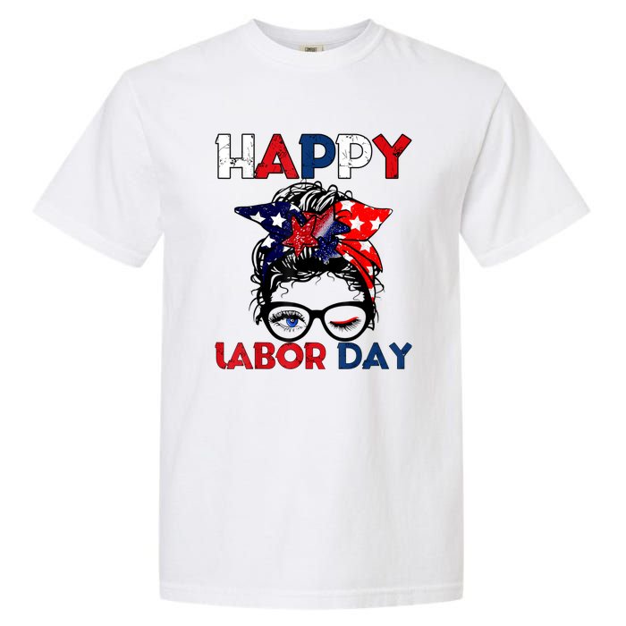 Happy Labor Day American Workers Garment-Dyed Heavyweight T-Shirt