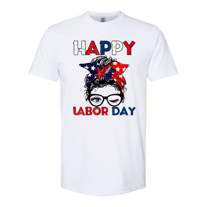 Happy Labor Day American Workers Softstyle CVC T-Shirt