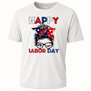 Happy Labor Day American Workers Cooling Performance Crew T-Shirt