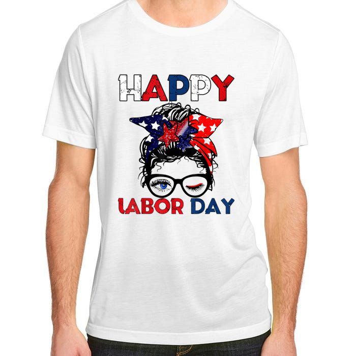 Happy Labor Day American Workers Adult ChromaSoft Performance T-Shirt