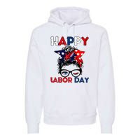 Happy Labor Day American Workers Premium Hoodie