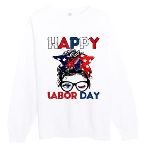 Happy Labor Day American Workers Premium Crewneck Sweatshirt