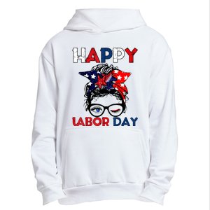 Happy Labor Day American Workers Urban Pullover Hoodie