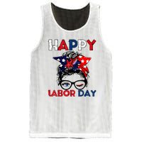 Happy Labor Day American Workers Mesh Reversible Basketball Jersey Tank