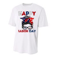 Happy Labor Day American Workers Performance Sprint T-Shirt