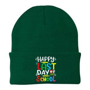 Happy Last Day Of School Last Day Of School Teacher Student Knit Cap Winter Beanie