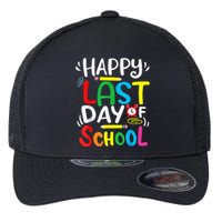 Happy Last Day Of School Last Day Of School Teacher Student Flexfit Unipanel Trucker Cap