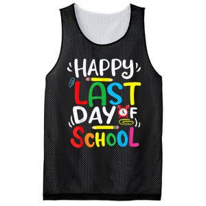 Happy Last Day Of School Last Day Of School Teacher Student Mesh Reversible Basketball Jersey Tank