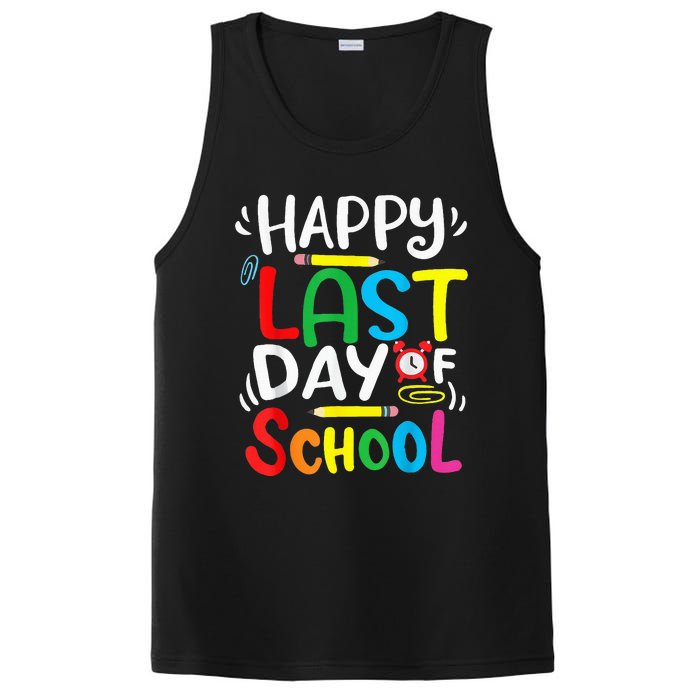 Happy Last Day Of School Last Day Of School Teacher Student PosiCharge Competitor Tank